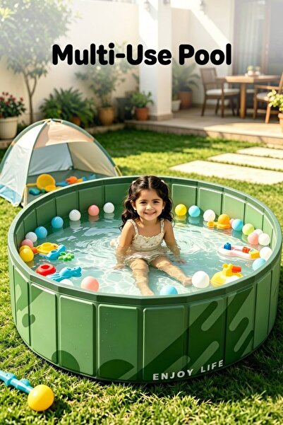 Generic 1 Pvc Foldable 4 In 1 Portable Pool Ball Pit Sandpit Pet Bath Indoor ...