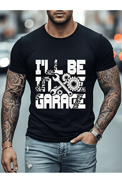 212Wear Men's Pure Cotton T-shirt, with a Mechanic's Garage Tool Print Design...