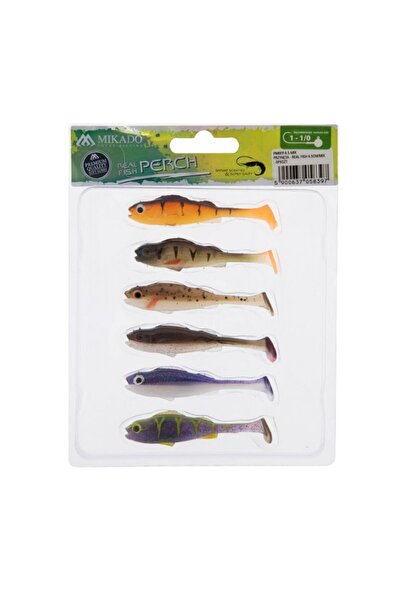 Mikado SHAD REAL FISH 6.5cm/MIX - 6 bucăți