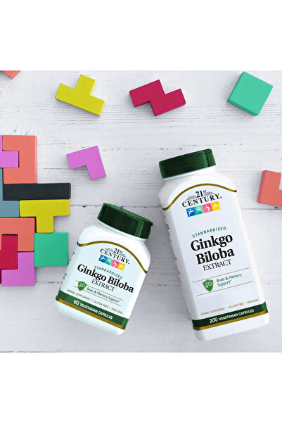 21st Century Extract de Ginkgo Biloba 60 Capsule