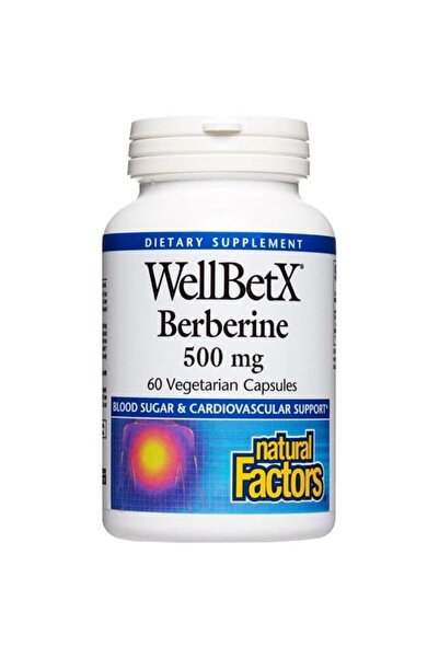 Natural Factors WellBetX Berberine 500mg, 60caps
