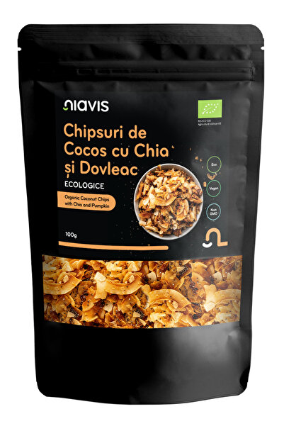 Niavis Chips-uri de Cocos cu Chia si Seminte de Dovleac Ecologice/Bio 100g