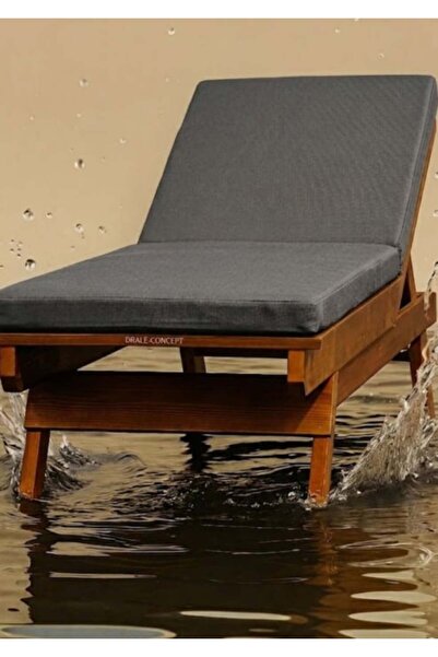Drale Concept Saltea impermeabilă pentru șezlong de plajă, gri, 190x60x5 cm