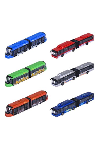 Majorette Autobuzul MAN City și tramvaiul Avenio - 3 în 1