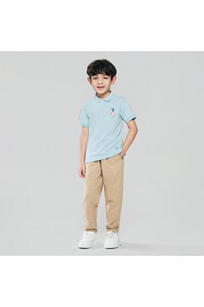 Giordano Junior's Slim Fit Embroidery Bold Polo