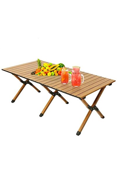 Arabest Portable Picnic Table, Carbon Steel, Folding Camping Table for Outdoo...