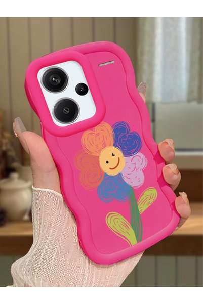 Hontinga Redmi Note 13 Pro Plus 5g Compatible Case Camera Protector Red Silic...