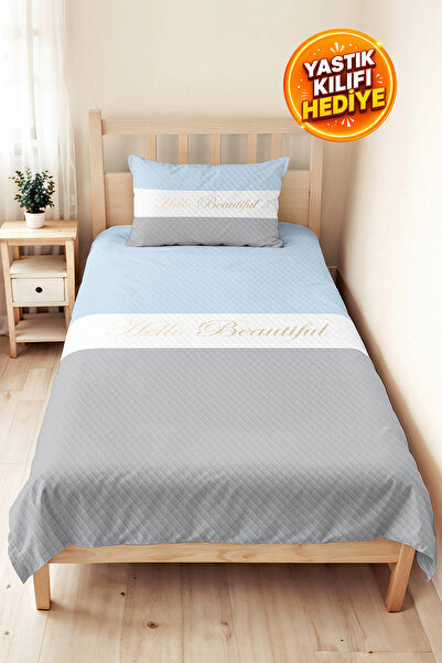 Evimde Bambaşka Set de lenjerie de pat pentru dormitor modern pentru tineri, ...