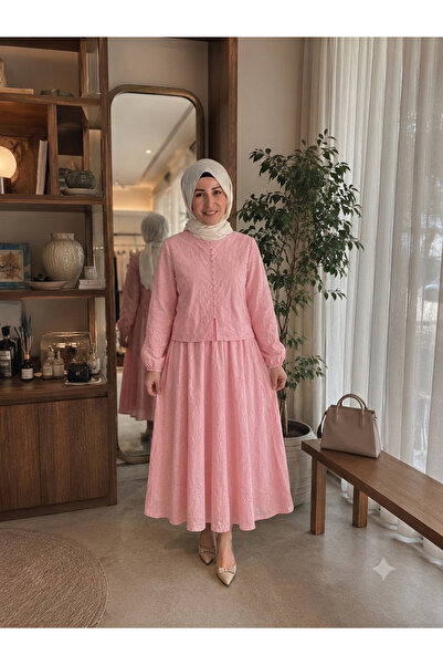 Sitrin Tesettür muhteşem etekli takım