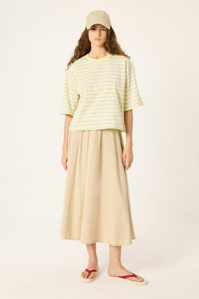 Touché Privé Striped Basic Tshirt