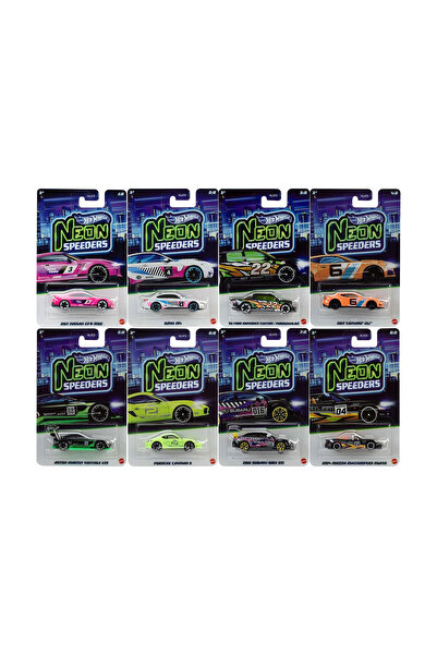HOT WHEELS Neon Speeders HLH72-979G 10'lu Set