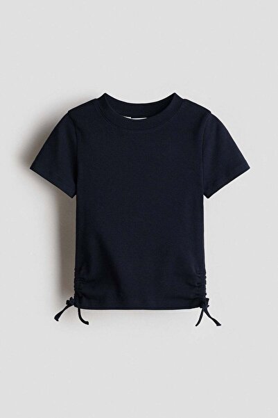 H&M Drawstring-detail cotton top