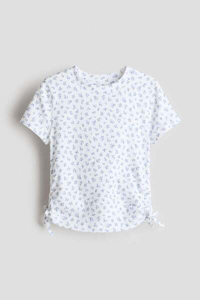 H&M Drawstring-detail cotton top