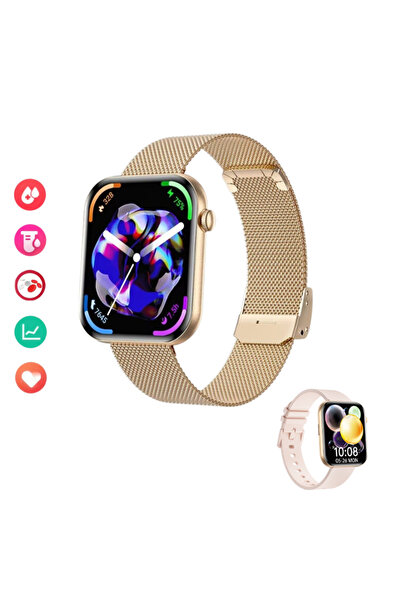 Lommad Ceas Smartwatch Lommad® dama, femei, Ultra-subtire, SLIM, AMOLED 1.85"...