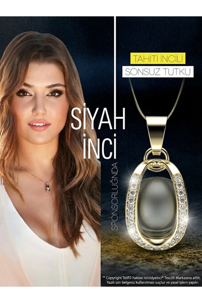 Siyah İnci Dizi Kolyesi