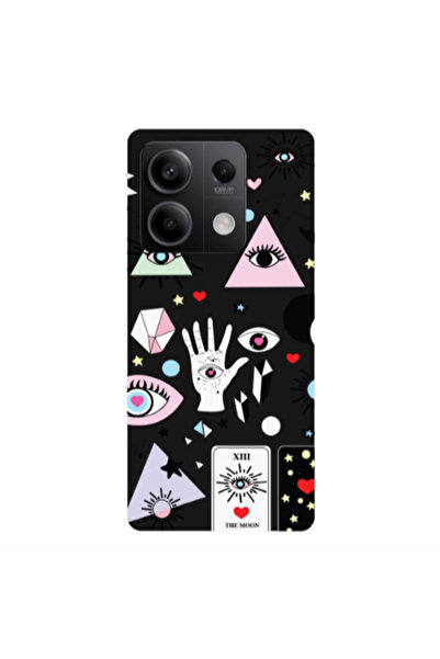 Other Xiaomi Redmi Note 13Pro 5G Pyramid eyes Black Colored Silicone TPU Θήκη