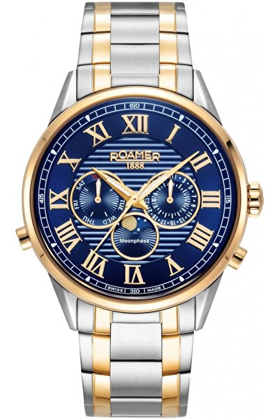Roamer Ceas bărbătesc 513821 47 45 50 — albastru marin clasic.