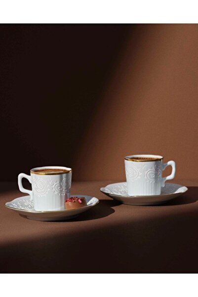 Paşabahçe Cup White Set of 2 from Füreya, Cup