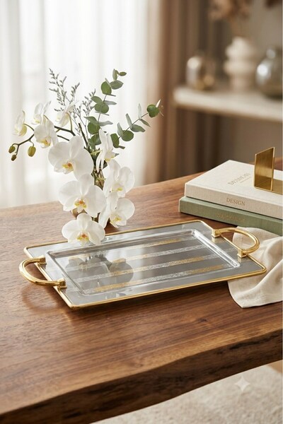 Gifts and More Hacı Ali Small Metal Tray 24 X 42 cm