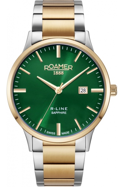 Roamer Ceas bărbătesc 718833 48 75 70 — verde clasic