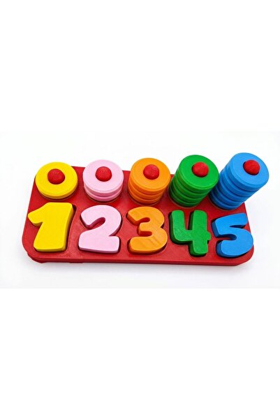ARCANIUM Educational Montessori Number Matching and Ringed Counting Game with...