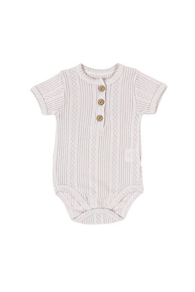 MiniKids Body Pointelle ajurat, gri