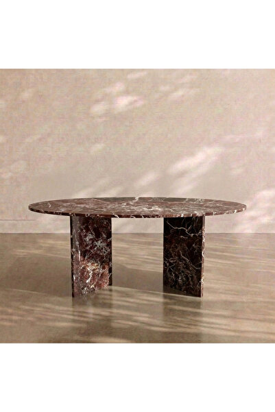 adomarmarblehandmadeandluxury Elips Mermer Yemek Masası