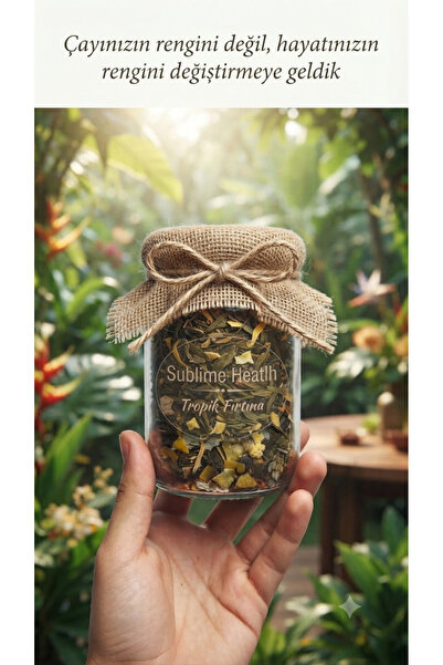 Sublime Butik Mango ve Kavun Kurulu Tropik Summer Tea %100 Organik ve El Yapı...