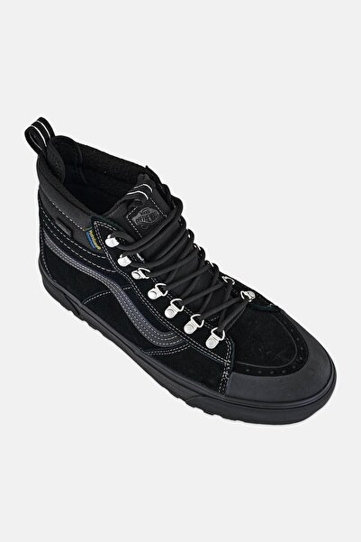 Vans Men MTE Sk8-Hi Waterproof Lace Up Skate Shoes, Black