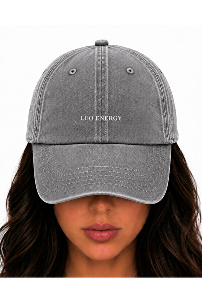 WeavedCo Leo Energy Embroidered Hat, Leo Sign Vintage Washed Baseball Cap (Le...