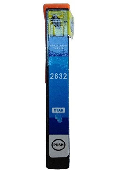 Premium Συμβατό Inkjet μελάνι για Epson, T2632, κυανό