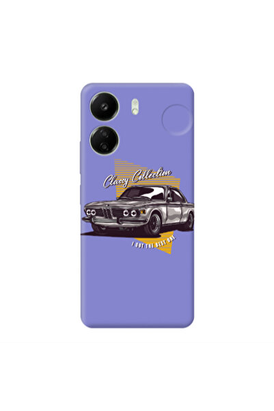 Other Xiaomi Redmi 13C Classy Collection Purple Colored Silicone TPU Θήκη