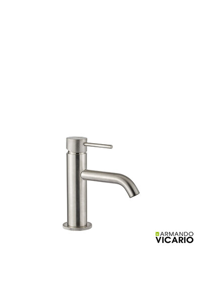 VICARIO Μπαταρία Νιπτήρα με Βαλβίδα Clic-Clac Βιομηχανική Inox 512010-110