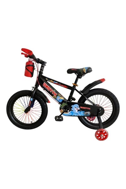 E-ANAMAG Bicicletă de 16 inch pentru copii de 5-7 ani, bicicletă pentru băieț...