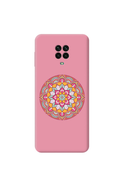 Other Xiaomi Redmi Note 9 Pro Mandala D103 Pink Colored Silicone TPU Θήκη