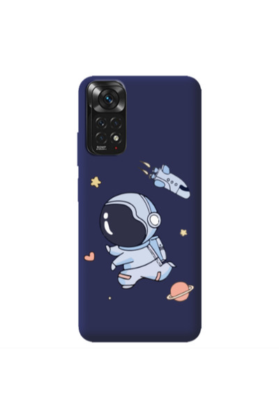 Other Xiaomi Redmi Note 11 4G Aduket Dark blue Colored Silicone TPU Θήκη