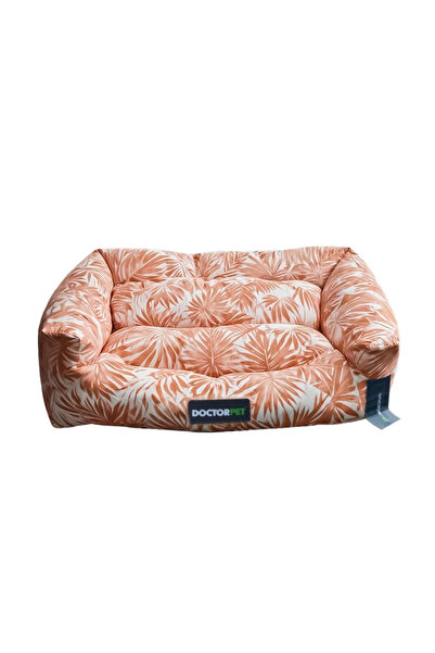Doctor Pet Makaron Series Rectangle Pet Bed Small - 60x50x19cm - Soft Washabl...