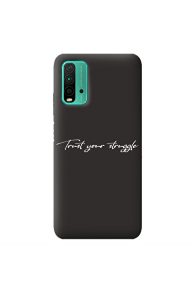 Other Xiaomi Poco M3 Trust your struggle Black Colored Silicone TPU Θήκη