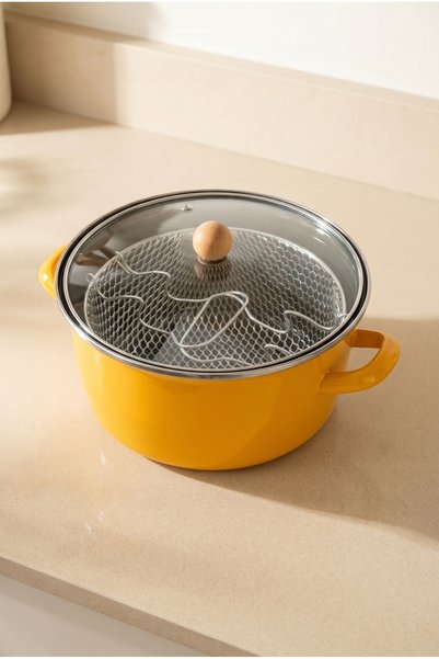 Bambum Lumino Frying Pan Mustard 22cm