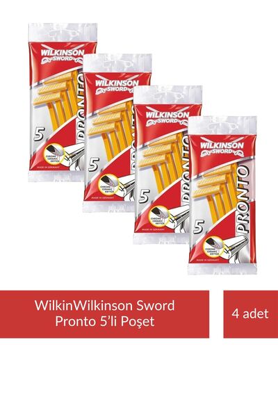 Wilkinson Sword Single Blade 5-Piece Bag X 4 Packs