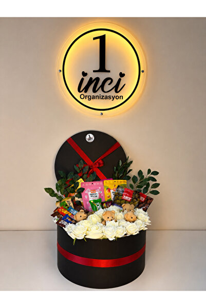 1inci Organizasyon ve Balon Kutu Aranjman-Diyet Sağlıklı Atıştırmalıklar Hedi...
