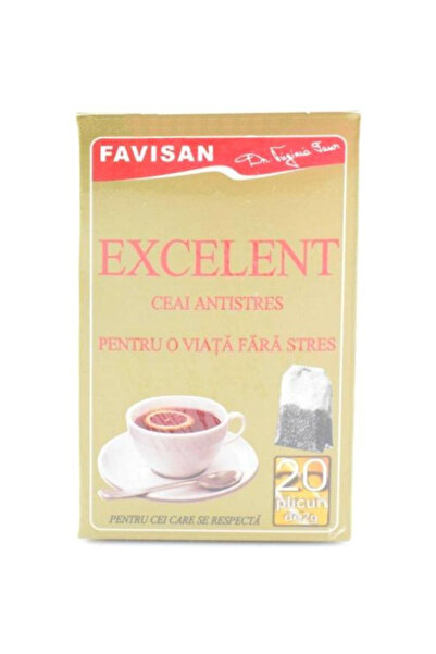 Favisan Ceai Antistres Excelent Favisan, 20 plicuri