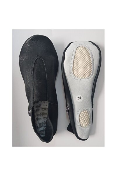 Effea Sport Leather gymnastics cleats, black