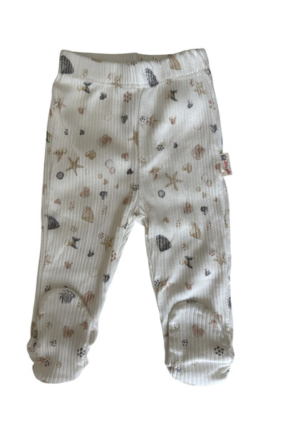 Gorushbaby GORUSH 5139 FİTİLLİ TEK ALT PATİKLİ DENİZ KABUĞU FİGÜRLÜ