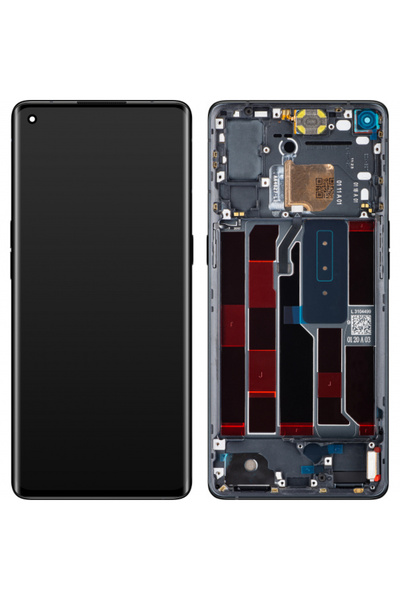 OPPO Display cu Touchscreen Reno4 Pro 5G, cu Rama, Negru (Space Black), Servi...