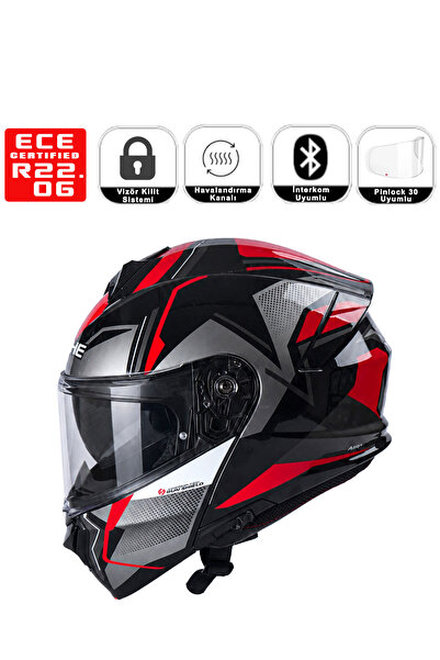 Yohe Stars 935SV Çene Açılır Kask (Ece-22.06)