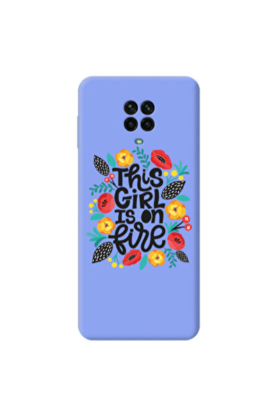 Other Xiaomi Redmi Note 9 Pro This Girl Light Purple Colored Silicone TPU Θήκη