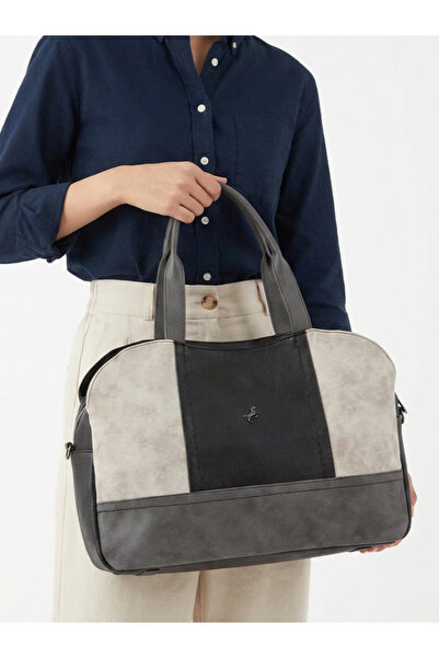 Miami Polo Club Leather Look Large Casual Shoulder Bag
