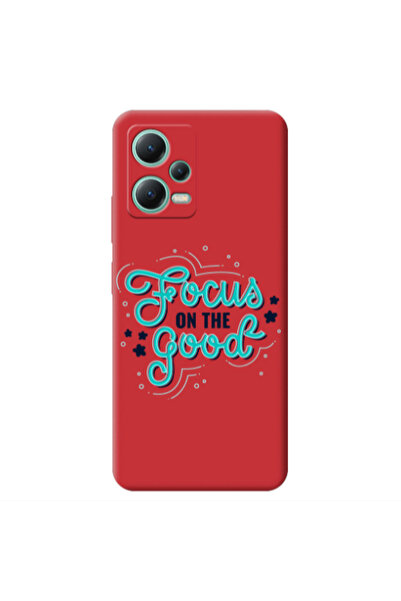 Other Xiaomi Redmi Note 12 Pro 5G Focus On The Good Red Colored Silicone TPU ...