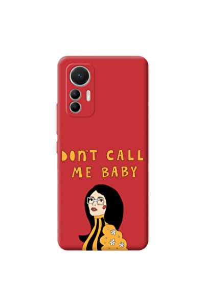 Other Xiaomi Mi 12 Lite Call me baby Red Colored Silicone TPU Θήκη